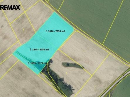 Prodej pozemku, zemědělská půda, 17 492 m²