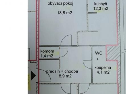Prodej bytu, 3+1, 76 m²