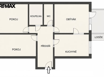 Prodej bytu, 3+1, 70 m²