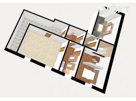 Pronájem bytu, 4+kk, 94 m²