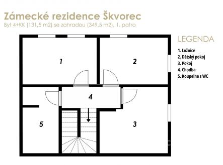 Prodej bytu, 4+kk, 132 m²