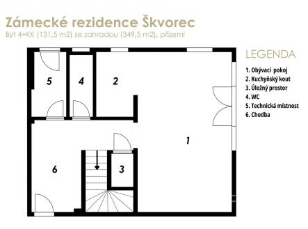 Prodej bytu, 4+kk, 132 m²
