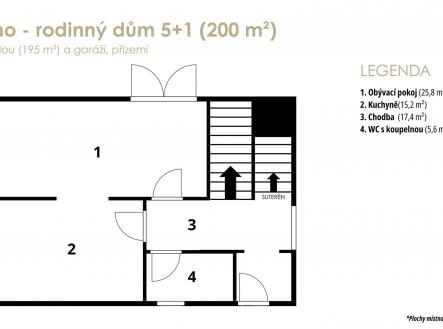 Prodej domu/vily, 200 m²