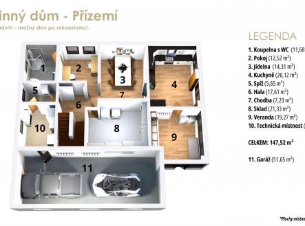 Prodej domu/vily, 156 m²