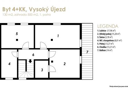 Prodej bytu, 4+kk, 130 m²