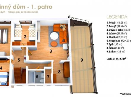 Prodej domu/vily, 156 m²