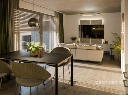 Byt 2+kk 87,5 m² s terasou 19,8 m² a zahradou 116,2 m² | Radlík – Jílové u Prahy
