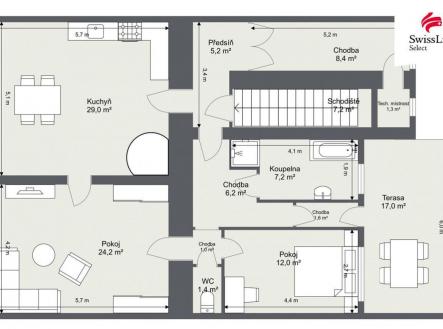 Prodej bytu, 3+1, 82 m²