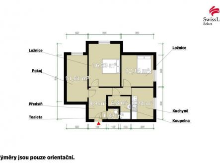 Prodej bytu, 3+1, 63 m²