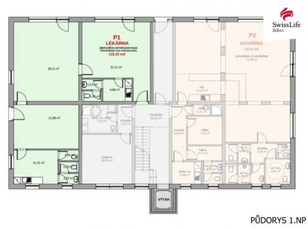 Prodej obchodní prostory, 119 m²