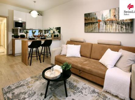 Pronájem bytu, 1+kk, 35 m²