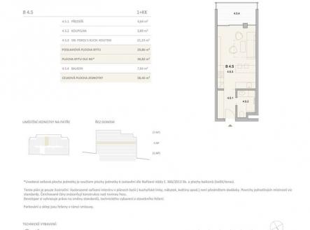 Prodej bytu, 1+kk, 38 m²