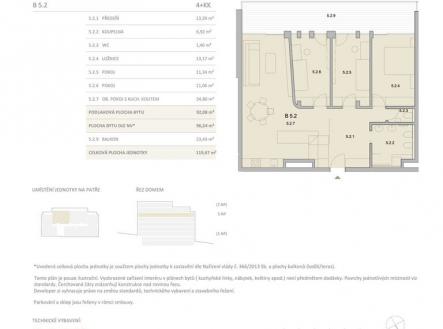 Prodej bytu, 4+kk, 120 m²