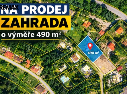 Prodej pozemku, zahrada, 490 m²