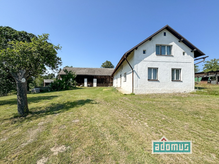 Prodej rodinného domu se stodolou a velkou parcelou, Ouč, Chocnějovice