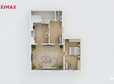 Prodej bytu, 2+1, 64 m²