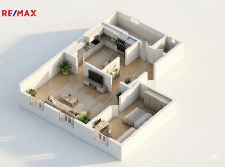 Prodej bytu, 2+1, 64 m²