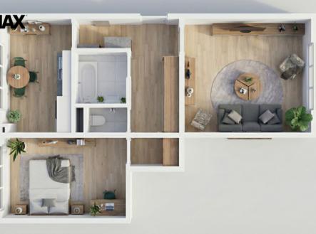 Prodej bytu, 2+1, 56 m²