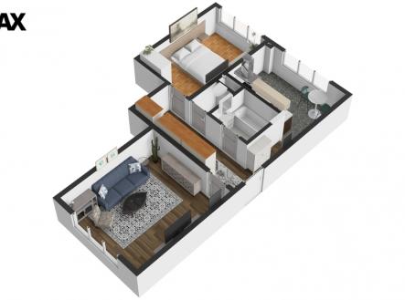 Prodej bytu, 2+1, 56 m²