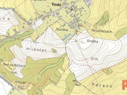 Prodej pozemku, zahrada, 1 106 m² obrázek