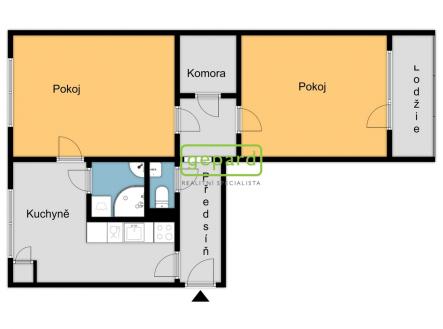 Prodej bytu, 2+1, 63 m²