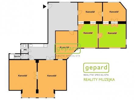 Pronájem kanceláře, 39 m²
