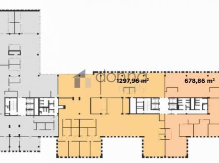 Pronájem - kanceláře, 678 m²