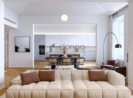 Pronájem bytu, 3+kk, 174 m²