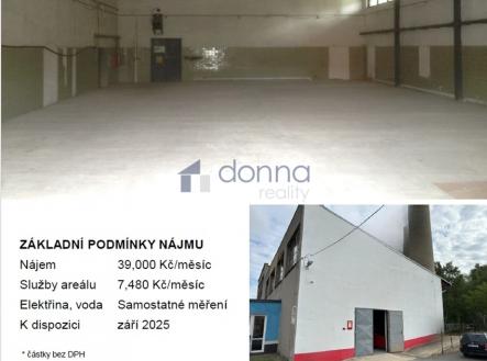 Pronájem - skladovací prostor, 272 m²