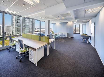 Pronájem kanceláře, 222 m²