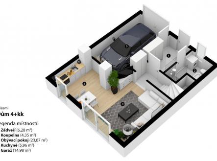 Pronájem - dům/vila, 110 m²