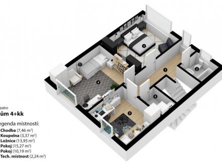 Pronájem - dům/vila, 110 m²