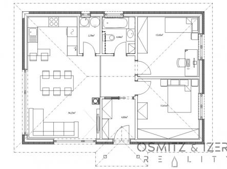 Prodej - pozemek pro bydlení, 1 009 m²