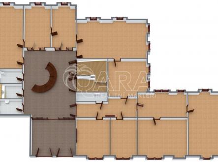 Pronájem kanceláře, 371 m²