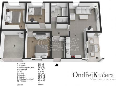 Pronájem - dům/vila, 230 m²