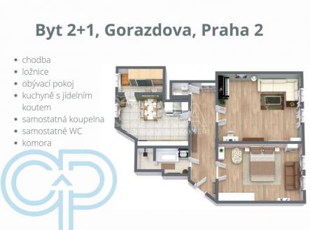 Prodej bytu, 2+1, 106 m²