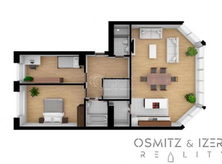 Prodej bytu, 3+kk, 114 m²