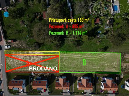 Prodej - pozemek pro bydlení, 1 282 m²