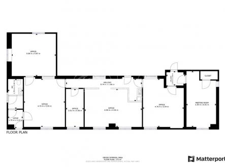 Pronájem - kanceláře, 173 m²