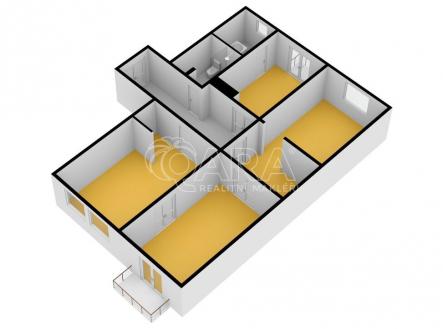 Pronájem - kanceláře, 92 m²