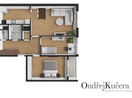 Prodej bytu, 3+kk, 65 m² obrázek