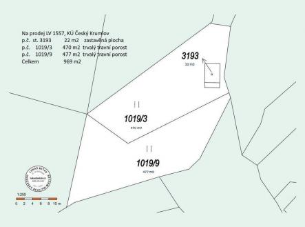 Prodej - pozemek, zahrada, 969 m²