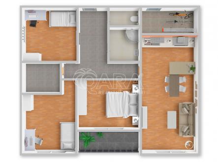 Prodej bytu, 4+kk, 98 m²