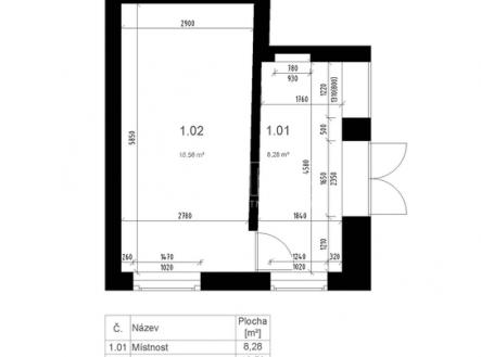 Pronájem - skladovací prostor, 25 m²