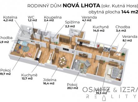 Prodej domu/vily, 144 m²