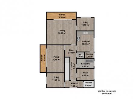 Pronájem domu/vily, 125 m²