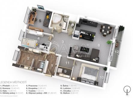 Prodej bytu, 5+kk, 99 m²