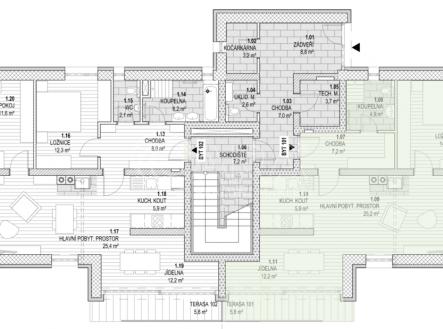 Prodej bytu, 2+kk, 79 m²