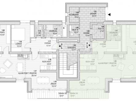 Prodej bytu, 2+kk, 79 m²