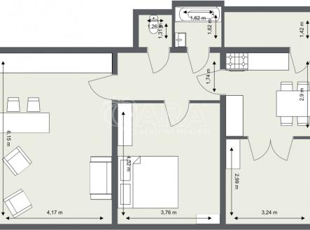 Pronájem bytu, 3+1, 76 m²